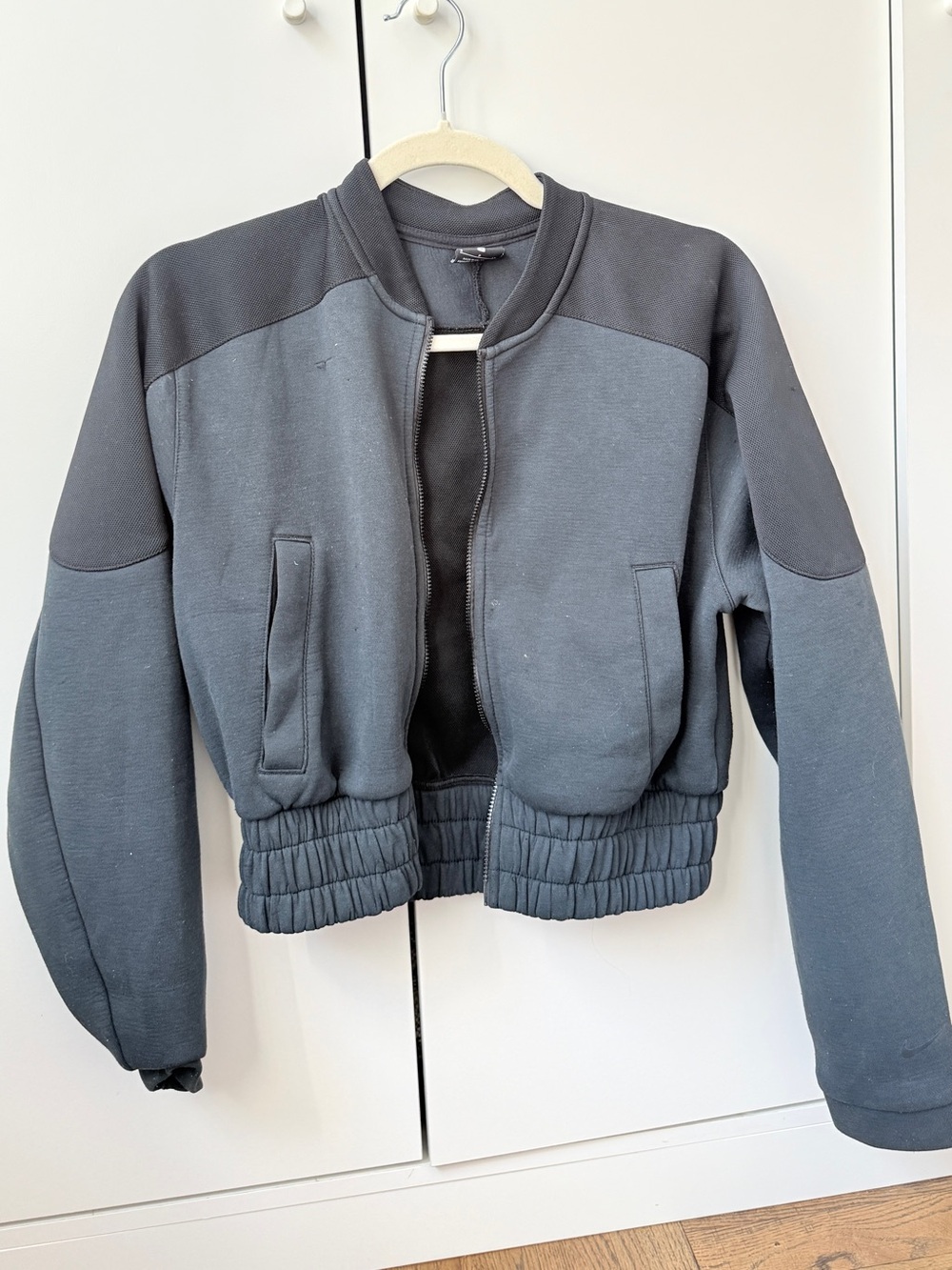 Nike Women’s Charcoal Black Bomber Jacket